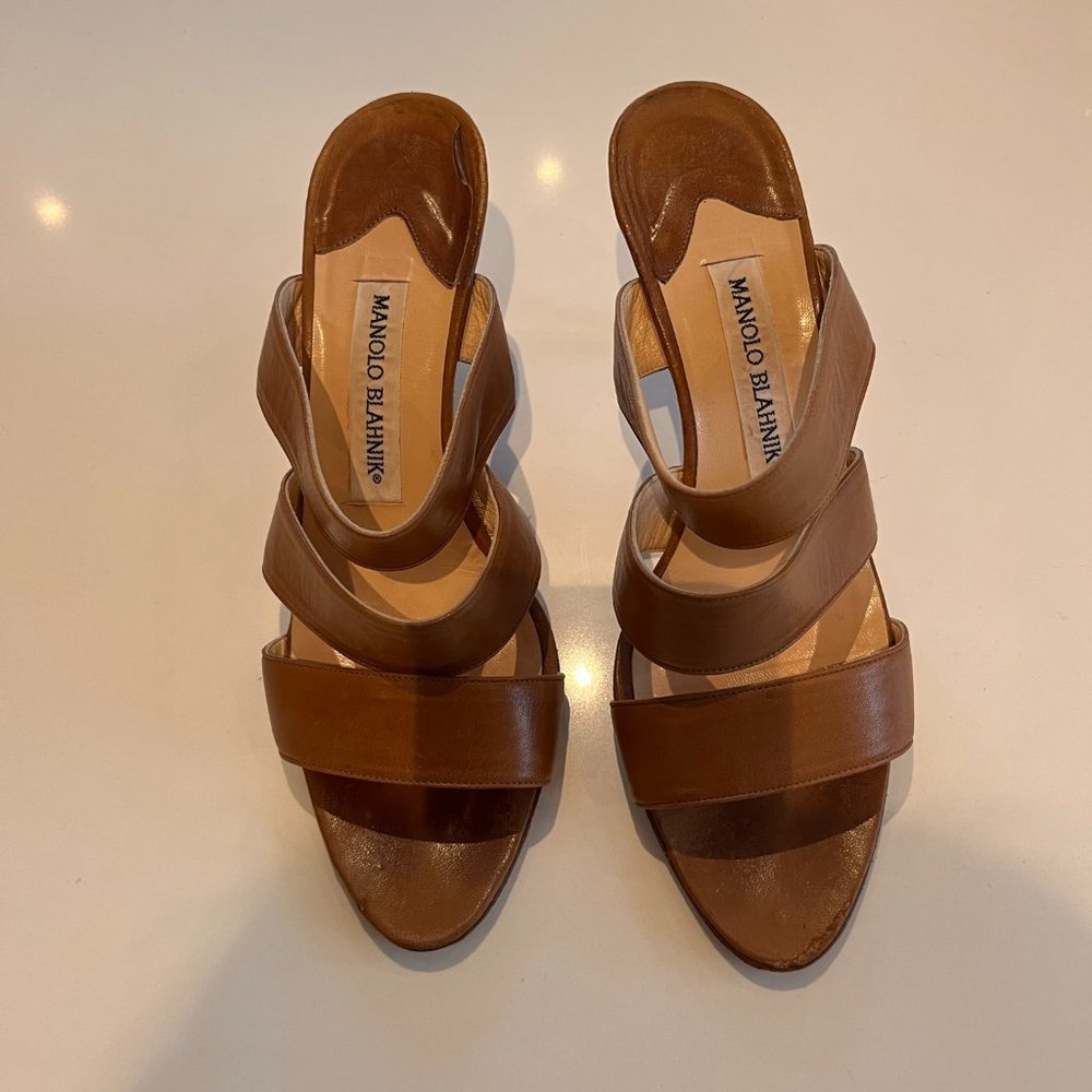 Manolo Blahnik sandels,  size 36.5